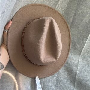 Stylish Tan Fedora Hat